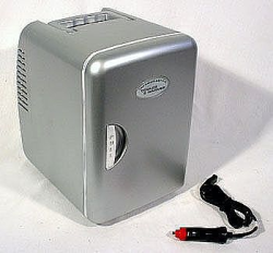 Mini geladeira e aquecedor 4 litros 12V para carro e casa